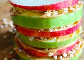 Apple & Peanut Butter Stacks