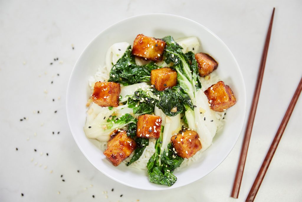 Vegan Tofu with Bok Choy Recipe