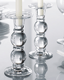 Beautiful Glass Candlesticks