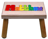 My Woodness Me Name Puzzle Stool