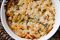 Baked Cheesy Pasta with Sausage