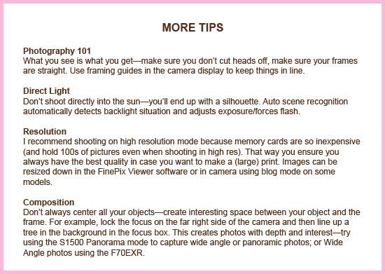 More Tips