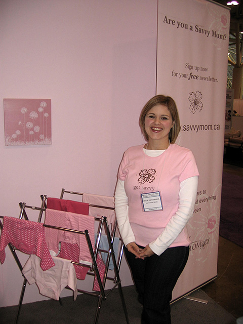 SavvyMom at the 2009 BabyTime Show in Toronto