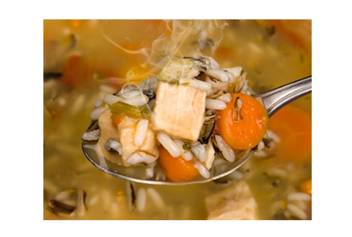 Yummy Rice and Turkey soup is the perfect warm up after any outdoor activity. Great with a slice of crusty French bread, it's not just for toddlers! 