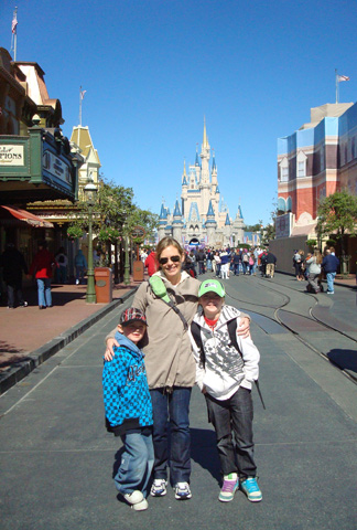 The Family at Disney World