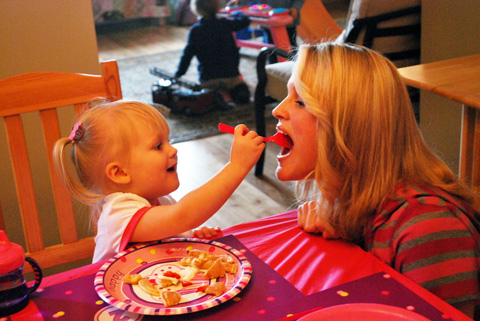 Shae and Mom, Traci