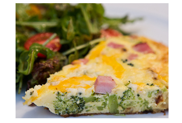 This quick and easy recipe for Frittata with Ham, Broccoli & Potato has all the ingredients that kids like and it can just as easily be served for brunch as for dinner. Use your favourite cheese (and lots of it) for best results. 