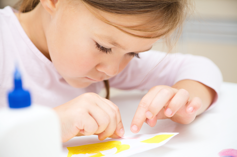 Child Doing Craft