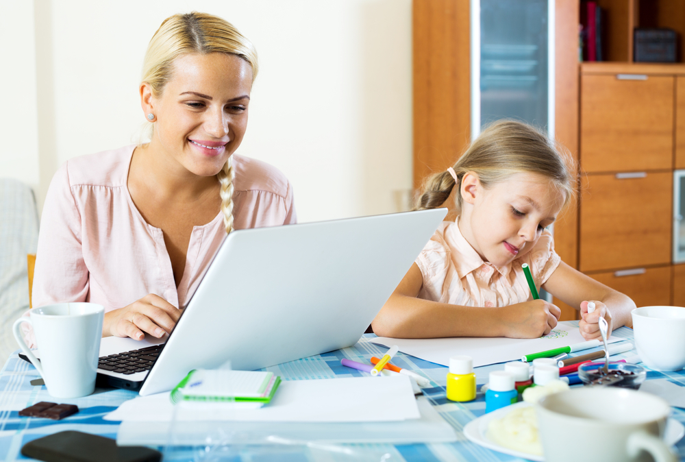 Mom Blogging with Daughter