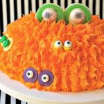 Multi-Eyed Monster Head Birthday Cake