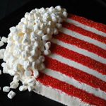 Bag of Popcorn Birthday Cake