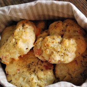 Combine two culinary classic recipes and you end up with these delicious scones that are great to eat any time of day. 
