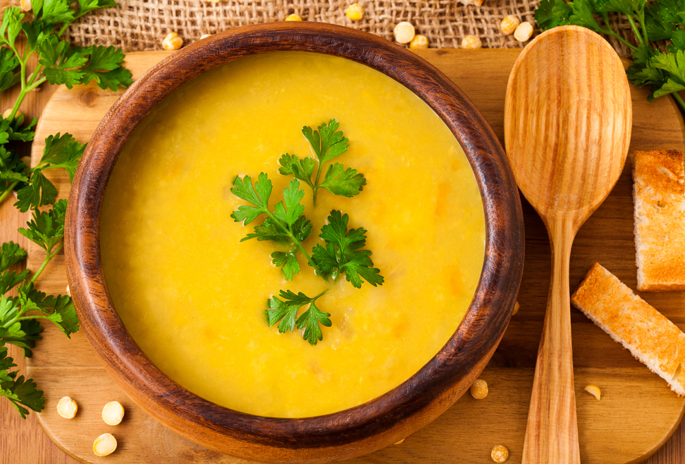 Pea and Sweet Potato Soup Sweet Potato & Split Pea Soup Recipe - SavvyMom