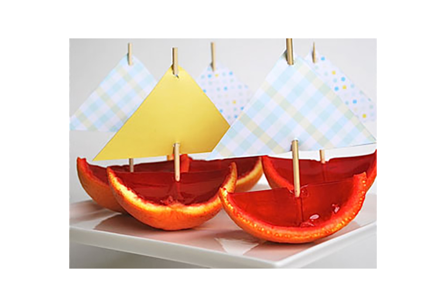 Jell-O Sailboats