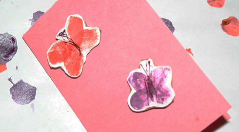 Fingerprint Love Bug Pop-Up Valentine's Day Card