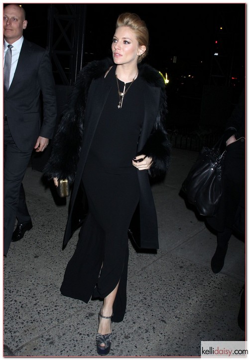 Celebrities outside the W Magazine party in New York City, NY on February 14, 2012.&lt;br /&gt;