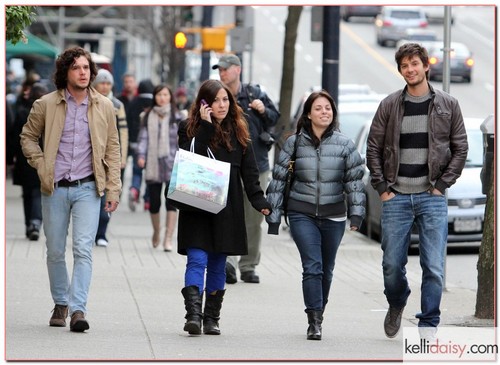 &quot;Silent Hill: Revelation 3D&quot; star Kit Harington and &quot;The Chronicles of Narnia&quot; star Ben Barnes join in on the &quot;Hunger Games&quot; craze as they take their dates out to see the new flick on its opening weekend in Vancouver, Canada on March 25, 2012