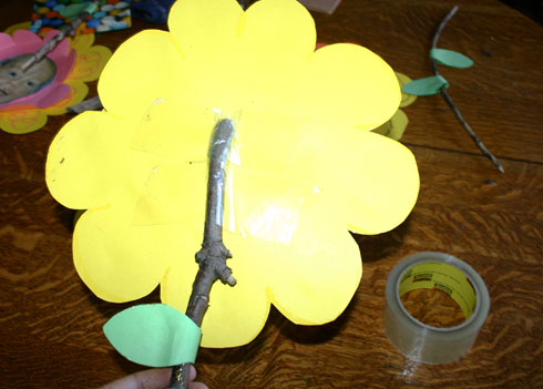Photo Flower Craft: Step 8