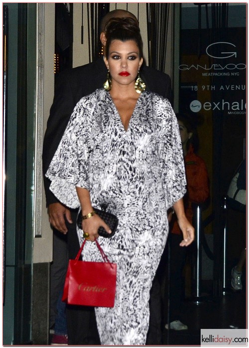 The Kardashian Family Arriving At The 'RYU' Opening Reality stars Kourtney Kardashian, Kris Jenner, Kendall Jenner and Kylie Jenner arriving at the opening of Scott Disick's 'RYU' Restaurant in New York City, New York on April 23, 2012.