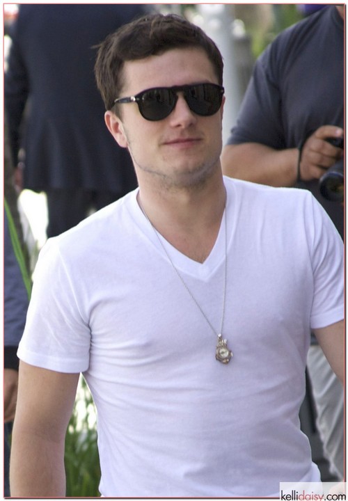 &quot;The Hunger Games&quot; actor Josh Hutcherson spotted out and about in Beverly Hills, California on April 12, 2012.