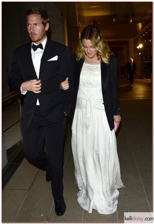 Pregnant Drew Barrymore and fiance Will Kopelman leaving the 2012 New York City Ballet Spring Gala: A La Francaise at the David Koch Theatre in New York City, New York on May 10, 2012