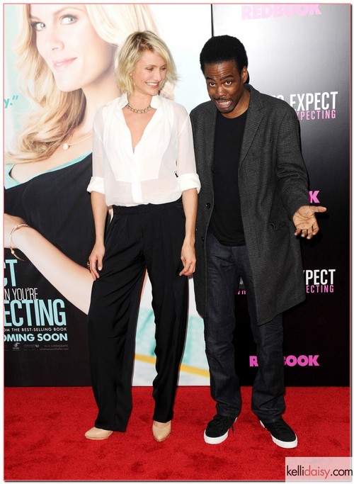 Celebs arrive on the red carpet for the &quot;What to Expect When You're Expecting&quot; premiere in New York, New York on May 8th, 2012. Pictured: Cameron Diaz