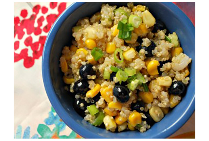 Your little people will love this colourful salad loaded with lip-smacking flavours and ‘good-for-you' ingredients. Lightly enhanced with lime and honey, this quinoa-based dish is a balanced one-bowl meal perfect for those nights when it's just too hot to cook. 