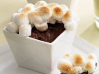 Chocolate Pudding with Marshmallows