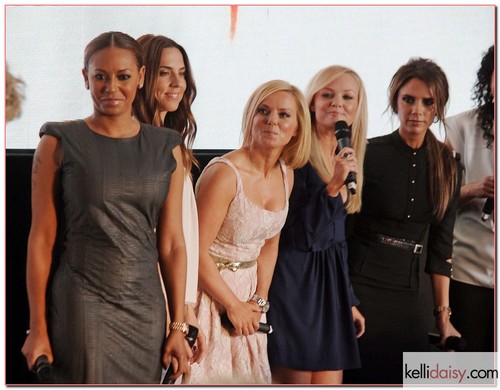 9221365 All five members of the Spice Girls reunited today at St. Pancras Renaissance London Hotel to celebrate the launch of new musical, "Viva Forever" on June 26, 2012 in London, England. FameFlynet, Inc - Beverly Hills, CA, USA - +1 (818) 307-4813 RESTRICTIONS APPLY: USA/AUSTRALIA/NEW ZEALAND ONLY