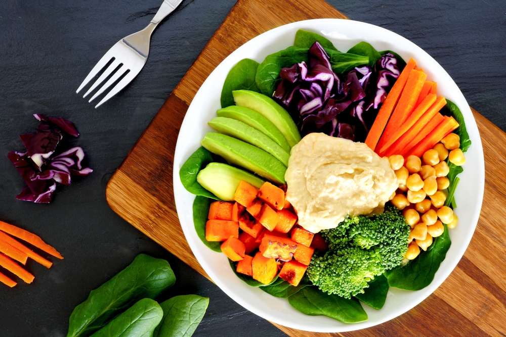 Sweet Potato Hummus and Veggies