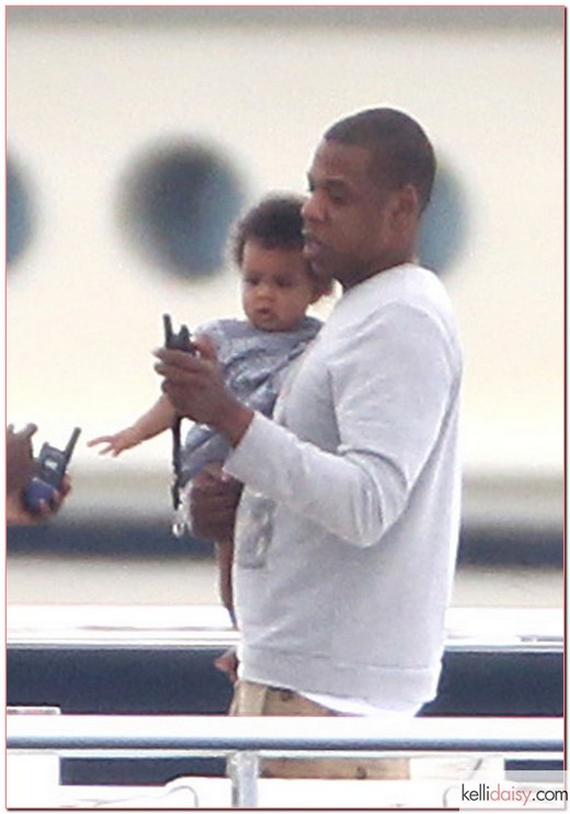 50874903 Singer Beyonce Knowles and her rapper husband Jay-Z aka Shawn Carter vacationing on a yacht with their baby Blue Ivy Carter through the Mediterranean Sea, South of France, on September 4th, 2012. Singer Beyonce and her rapper husband Jay-Z vacationing on a yacht with their baby Blue Ivy Carter through the Mediterranean Sea, South of France, on September 4th, 2012. FameFlynet, Inc - Beverly Hills, CA, USA - +1 (818) 307-4813 RESTRICTIONS APPLY: USA/UNITED KINGDOM/AUSTRALIA ONLY