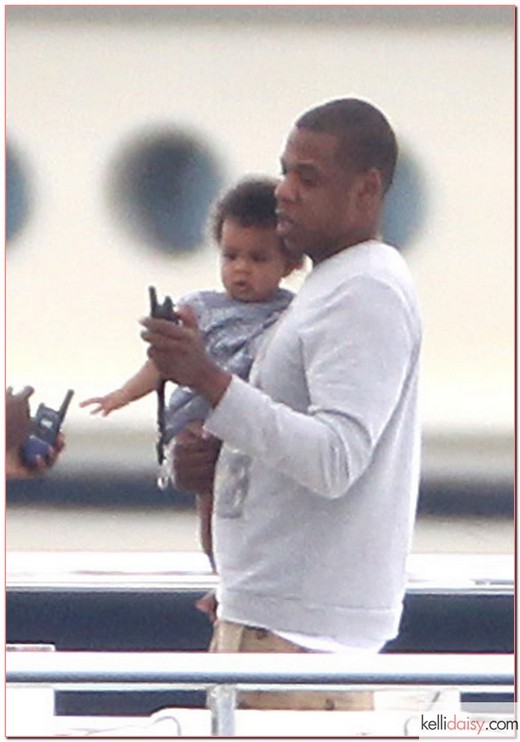 Beyonce And Jay-Z Vacation In The Mediterranean Sea 50874903 Singer Beyonce Knowles and her rapper husband Jay-Z aka Shawn Carter vacationing on a yacht with their baby Blue Ivy Carter through the Mediterranean Sea, South of France, on September 4th, 2012. Singer Beyonce and her rapper husband Jay-Z vacationing on a yacht with their baby Blue Ivy Carter through the Mediterranean Sea, South of France, on September 4th, 2012. FameFlynet, Inc - Beverly Hills, CA, USA - +1 (818) 307-4813 RESTRICTIONS APPLY: USA/UNITED KINGDOM/AUSTRALIA ONLY