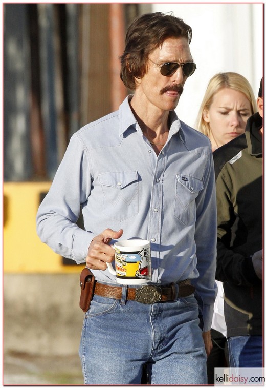50956820 A very skinny Matthew McConaughey films scenes for his new movie 'The Dallas Buyers Club' in New Orleans, LA on November 28, 2012. FameFlynet, Inc - Beverly Hills, CA, USA - +1 (818) 307-4813