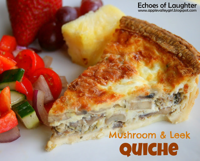 MushroomLeekQuiche