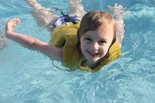 Swimming at the Hotel