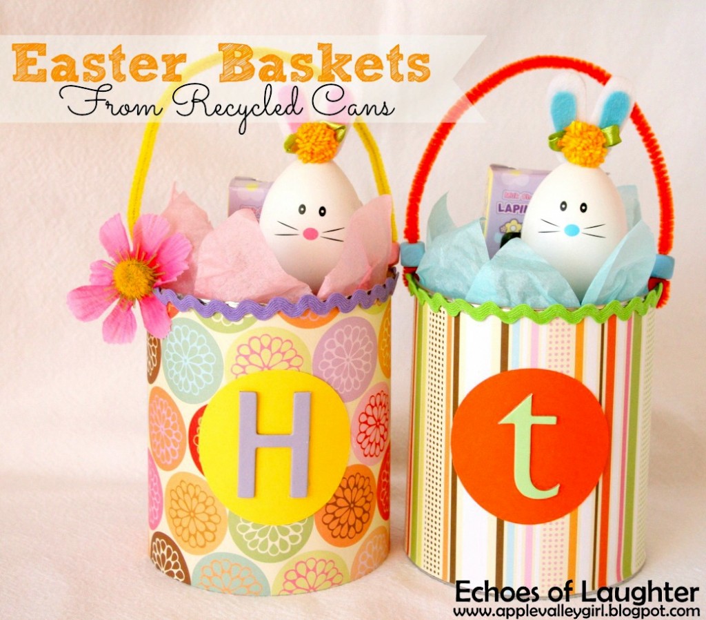 EasterBasketsfromRecycleCans