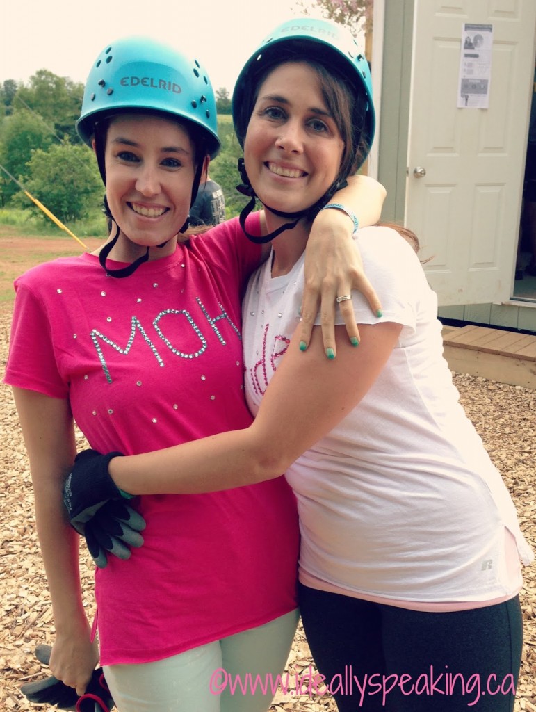 Bride-Maid-Of-Honour-Ziplining