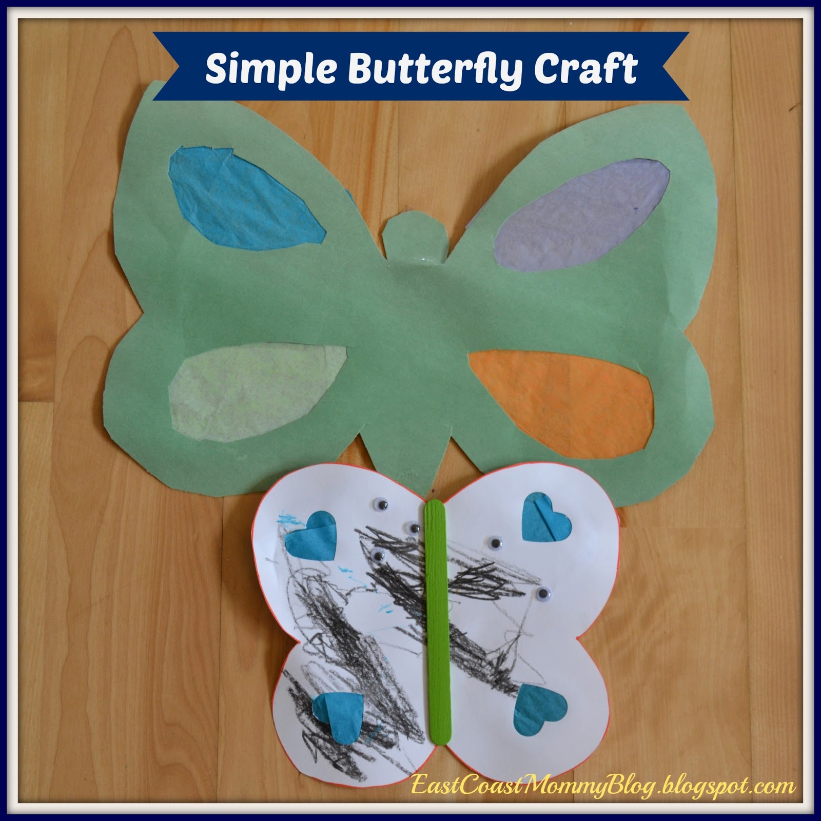 Simple Summer Butterfly Craft - SavvyMom