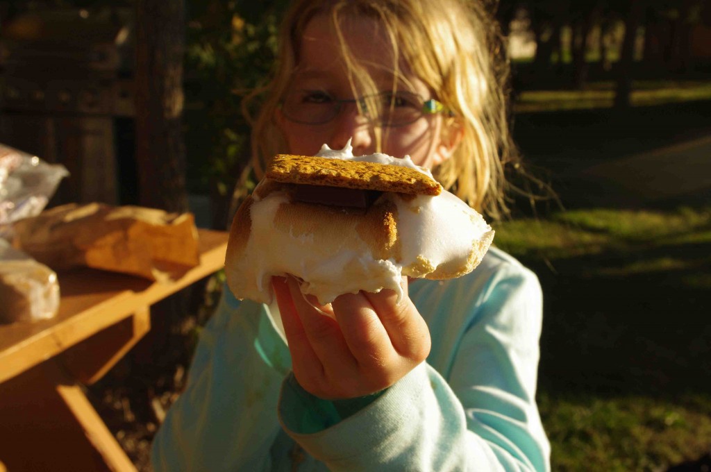 Girl-holding-Smores