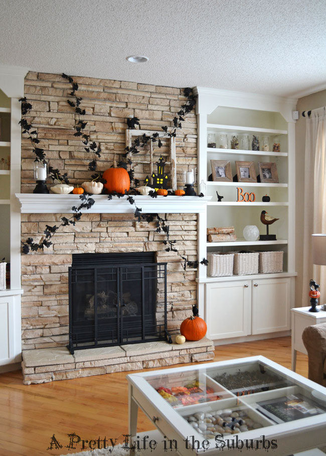 Halloween-Mantel-A-Pretty-Life6 Halloween-Mantel-A-Pretty-Life6
