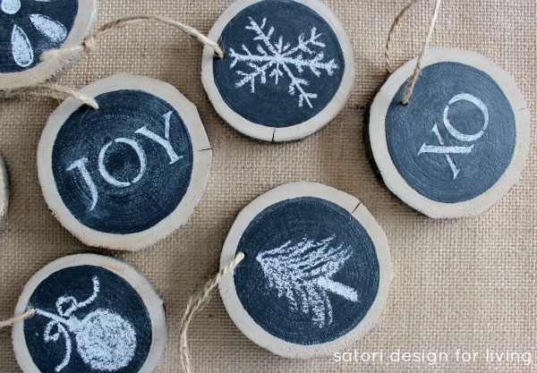 Make-Your-Own-Log-Slice-Chalkboard-Ornaments