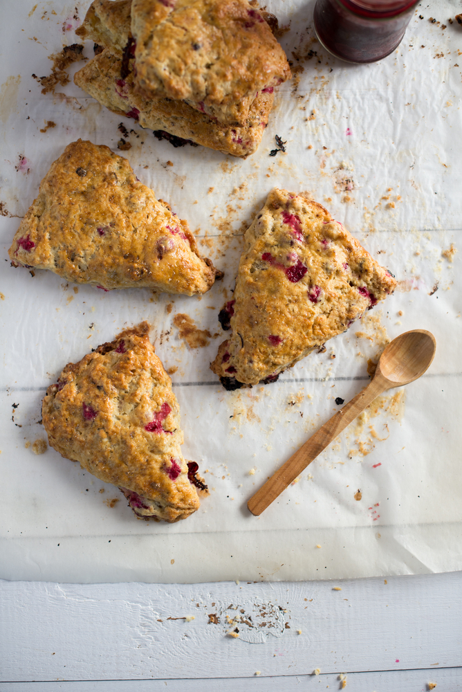 Gingerbread Cranberry Scone