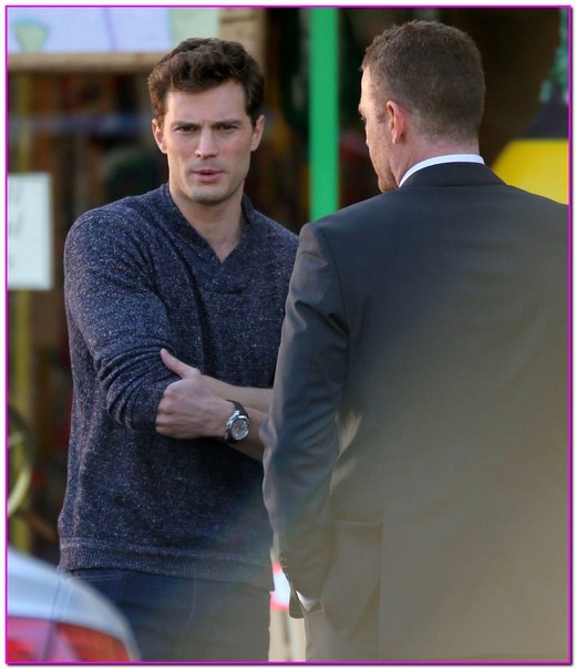51312653 Actor Jamie Dornan films scenes for "Fifty Shades of Grey" at a hardware store in Vancouver, Canada on January 22, 2014. FameFlynet, Inc - Beverly Hills, CA, USA - +1 (818) 307-4813