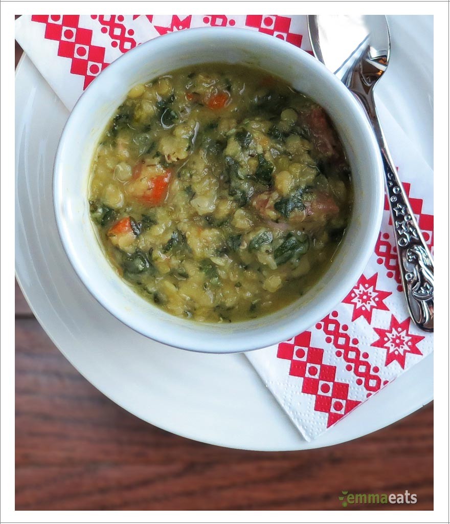 spinachandlentilsoup