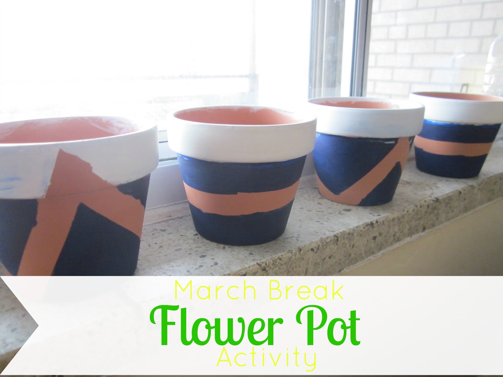 March Break Flower Pot Activity SavvyMom