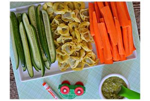 Irish Flag Pasta Veggie Dinner - SavvyMom