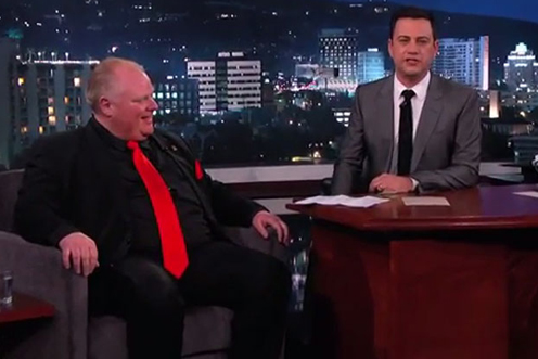 Rob Ford on Kimmel