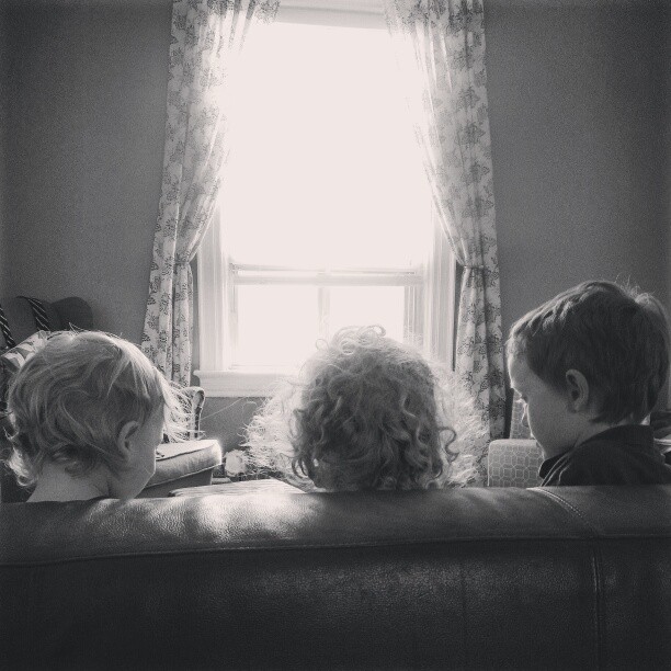 three-kids-black-and-white