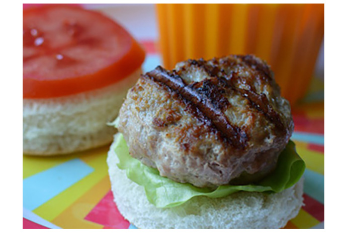 These tiny turkey sliders are the ideal size for toddler hands and can be prepared in advance and stored in the freezer until needed. Serve them to little ones for lunch or dinner, or pass around trays of these bite-sized burgers as an easy appetizer at your next summer soiree. 