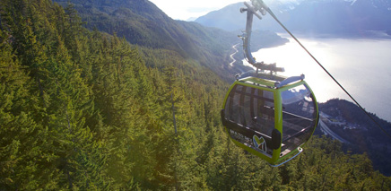 sea to sky gondola in  Squamish